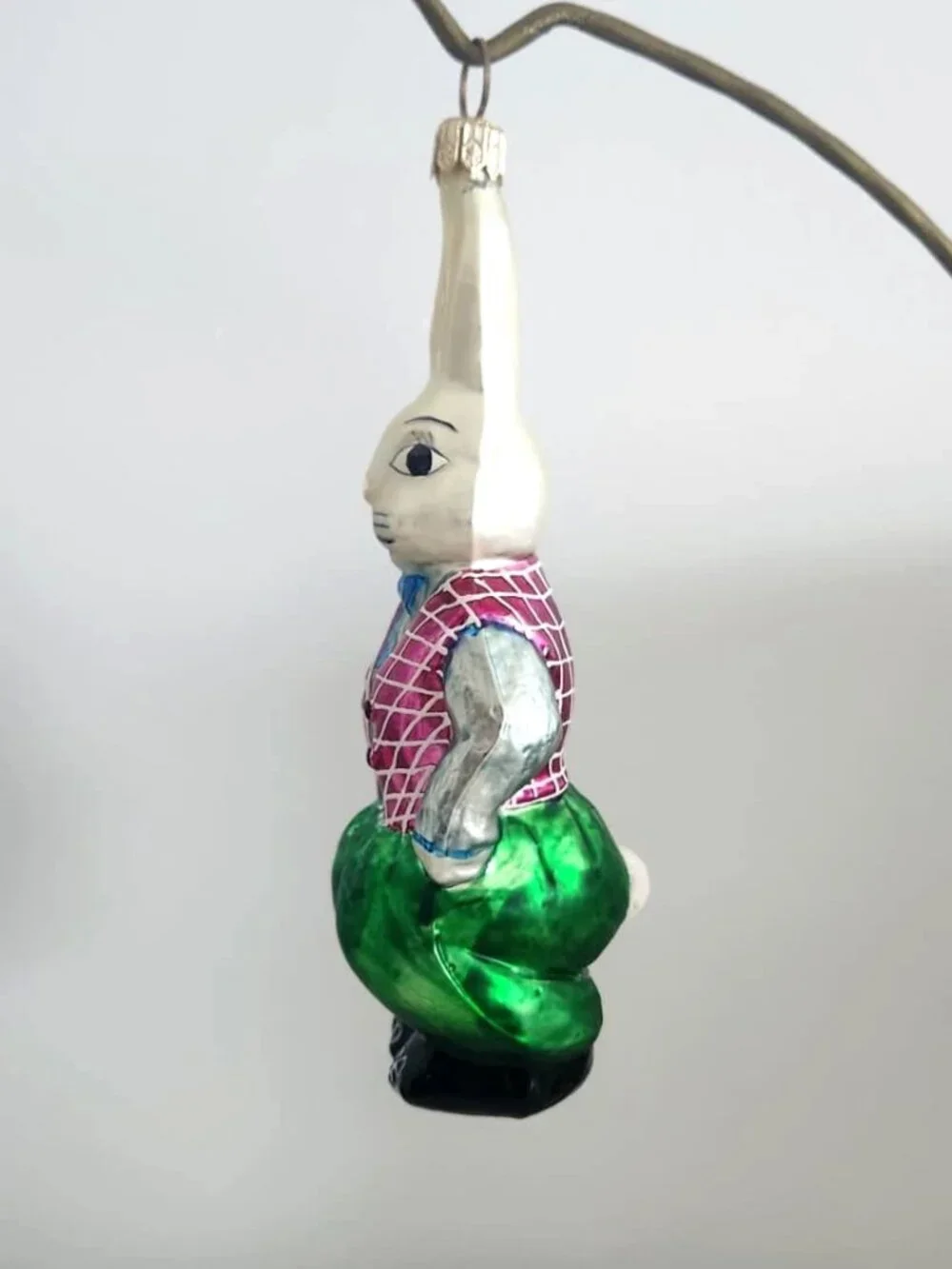 ✨Very Rare Authentic Christopher Radko Peter Rabbit Bunny Handmade Glass Orament